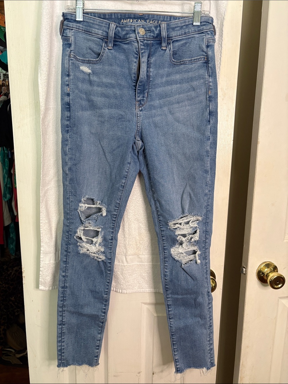 American Eagle next level stretch super high-rise jegging